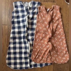 Checkered and Patterned Baby Sleep Sacks